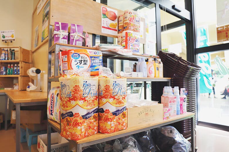 道の駅おおぎみ｜日用品も販売されている