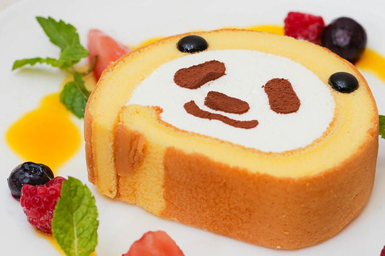 しろくまカフェ|パンダロールケーキ