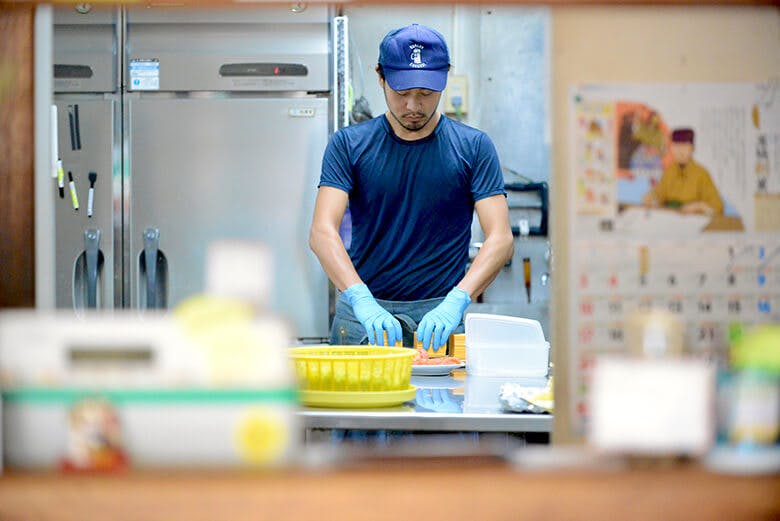 タコス専門店メキシコ|厨房の様子