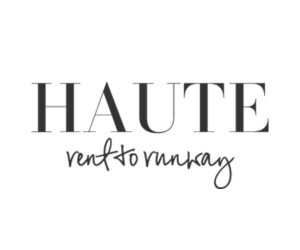 HAUTE rent to runwayのバナー