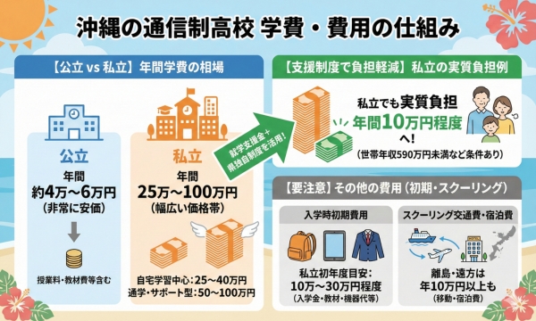 沖縄ならではの通信制高校事情